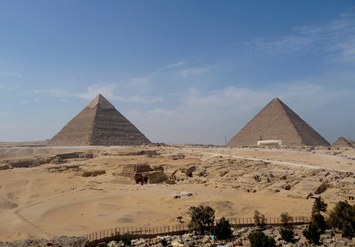 The Pyramids of Giza were not